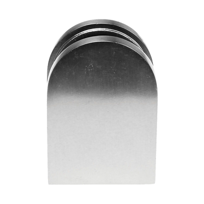 Brushed Nickel Bracket for Glass Balustrade Panels - Set of 2