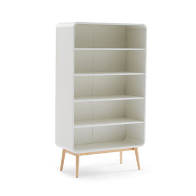 Merlin White Modern Retro Display Cabinet