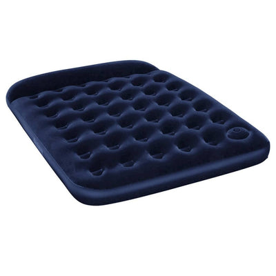 Bestway Inflatable Flocked Airbed with Built-in Foot Pump 203x152x28 cm