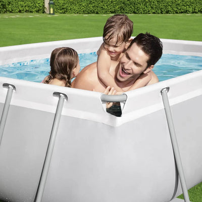 Bestway Power Steel Swimming Pool Set Rectangular 282x196x84 cm