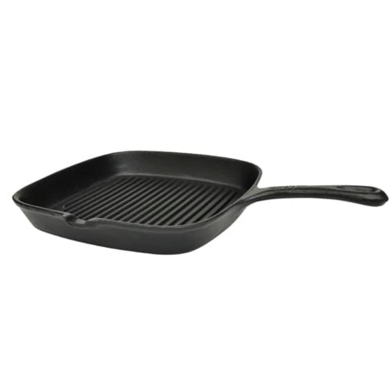 vidaXL Cast Iron Grill Pan 24x23 cm