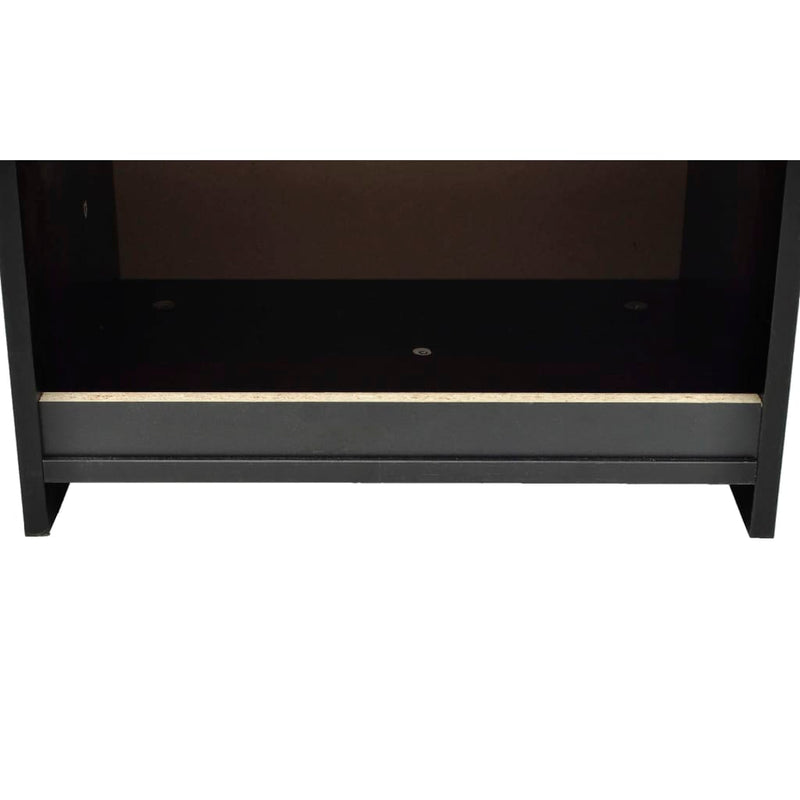 vidaXL Nightstand with One-Drawer Black 2 pcs