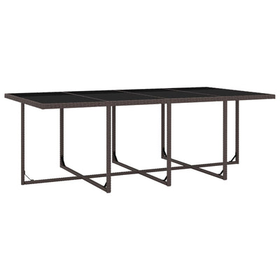 vidaXL 13 Piece Outdoor Dining Set with Cushions Poly Rattan Beige