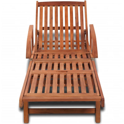 vidaXL Sun Lounger Solid Acacia Wood