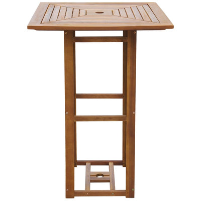 vidaXL Bistro Table 75x75x110 cm Solid Acacia Wood
