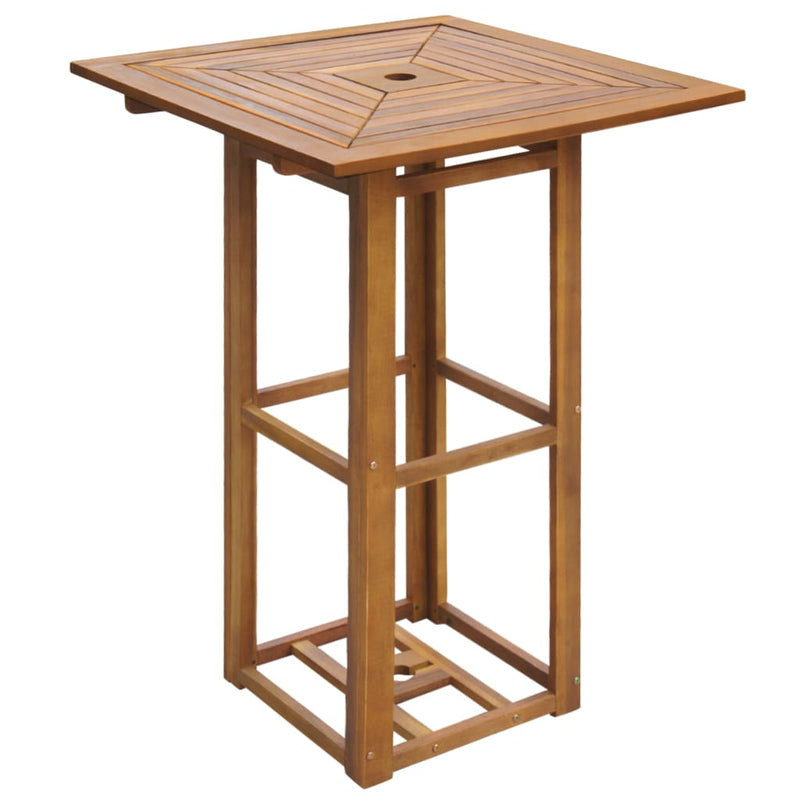 vidaXL 3 Piece Bistro Set Solid Acacia Wood