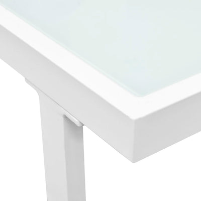 vidaXL 5 Piece Garden Lounge Set Textilene Aluminium Black