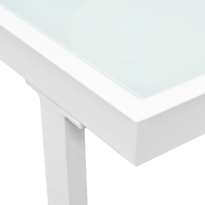 vidaXL 4 Piece Garden Lounge Set with Cushions Aluminium Black