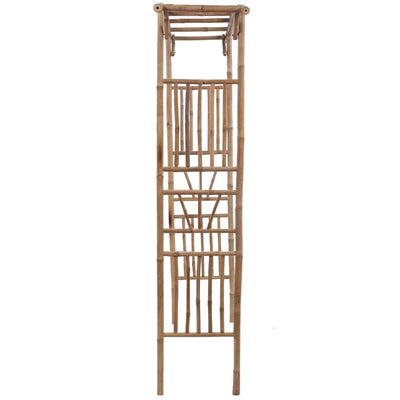 vidaXL Rose Arch Bamboo 145x40x187 cm