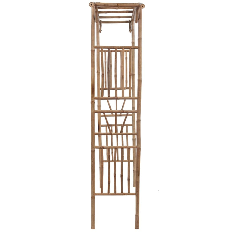 vidaXL Rose Arch Bamboo 145x40x187 cm