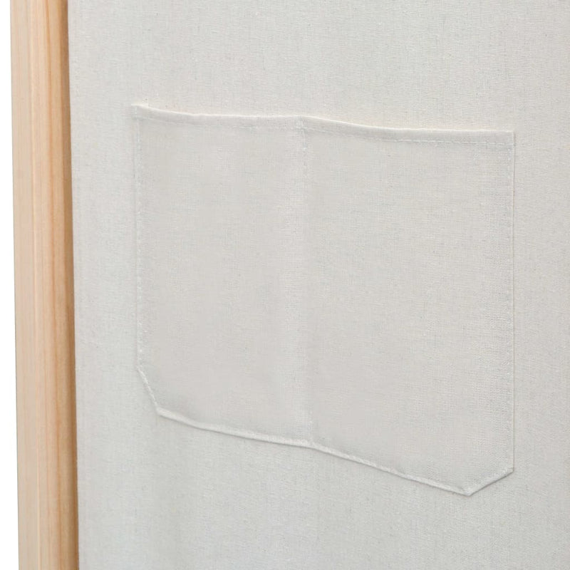 vidaXL 3-Panel Room Divider Black 120x170x4 cm Fabric