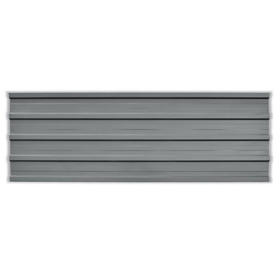 vidaXL Roof Panels 12 pcs Galvanised Steel Grey