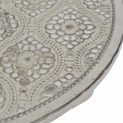 vidaXL 3 Piece Bistro Set Steel Grey