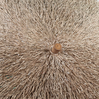 vidaXL Bamboo Garden Parasol with Banana Leaf Roof 210 cm