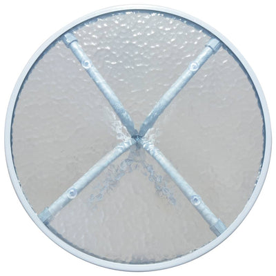 vidaXL Bistro Table Grey 50x71 cm Steel