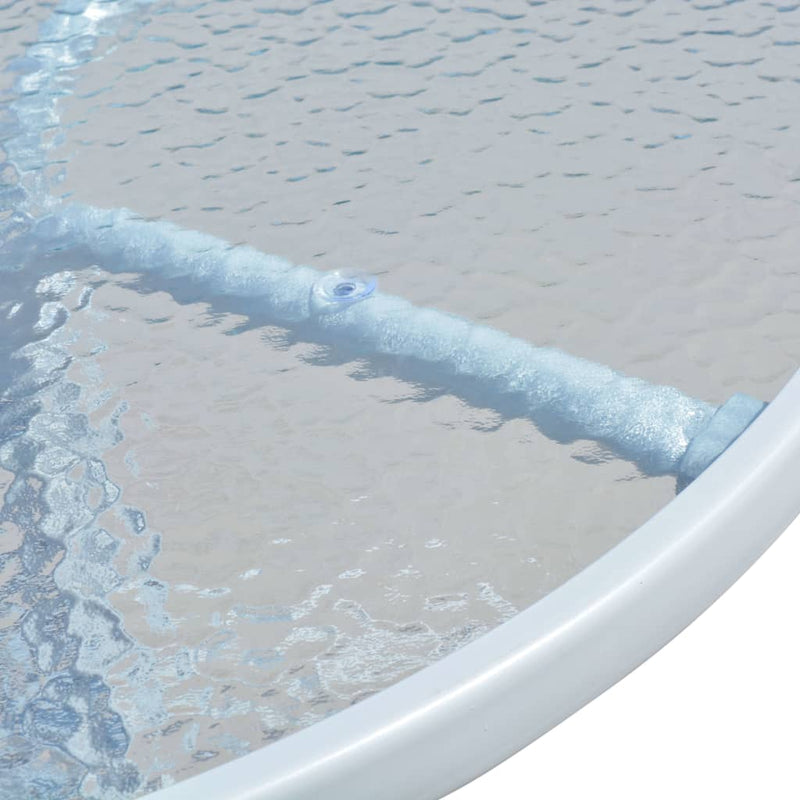 vidaXL 3 Piece Bistro Set Steel Black