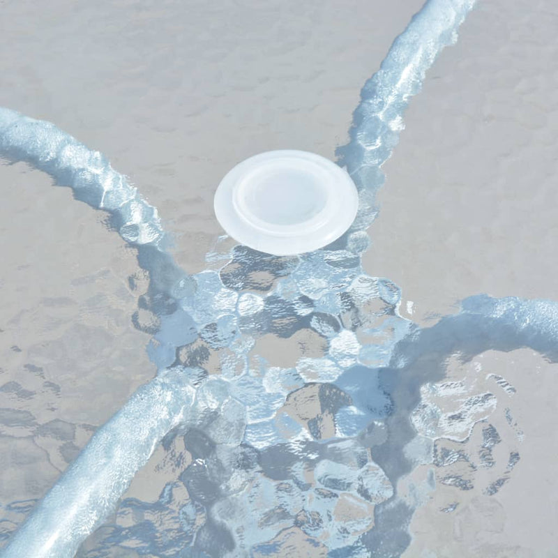 vidaXL Bistro Table Grey 80x71 cm Steel