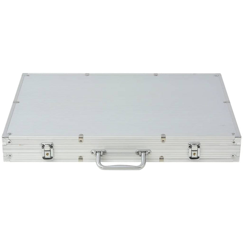 vidaXL Poker Set with 1000 Chips Aluminium