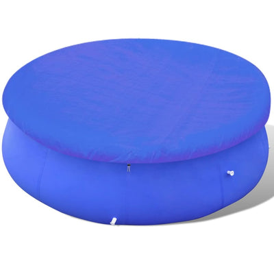 vidaXL Pool Cover PE Round 460 cm 90 g/m?