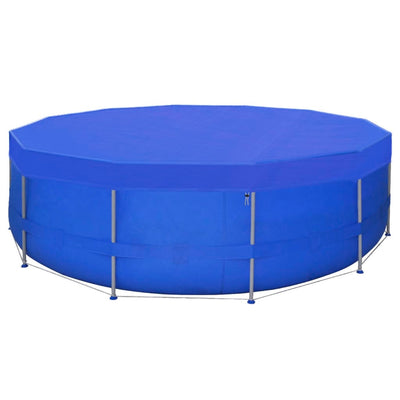 vidaXL Pool Cover PE Round 460 cm 90 g/m?
