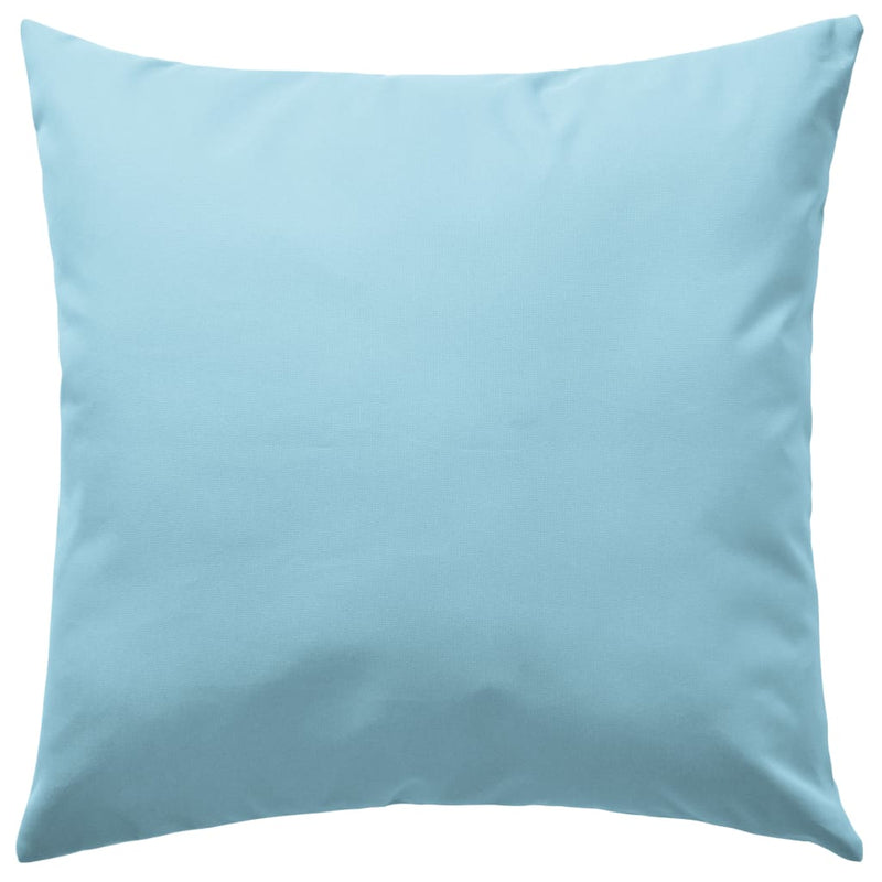 vidaXL Outdoor Pillows 4 pcs 45x45 cm Light Blue
