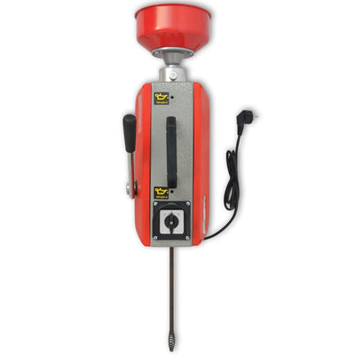 vidaXL Pipe Cleaning Machine 250 W 12.5mx16mm 4.5mx9.5mm