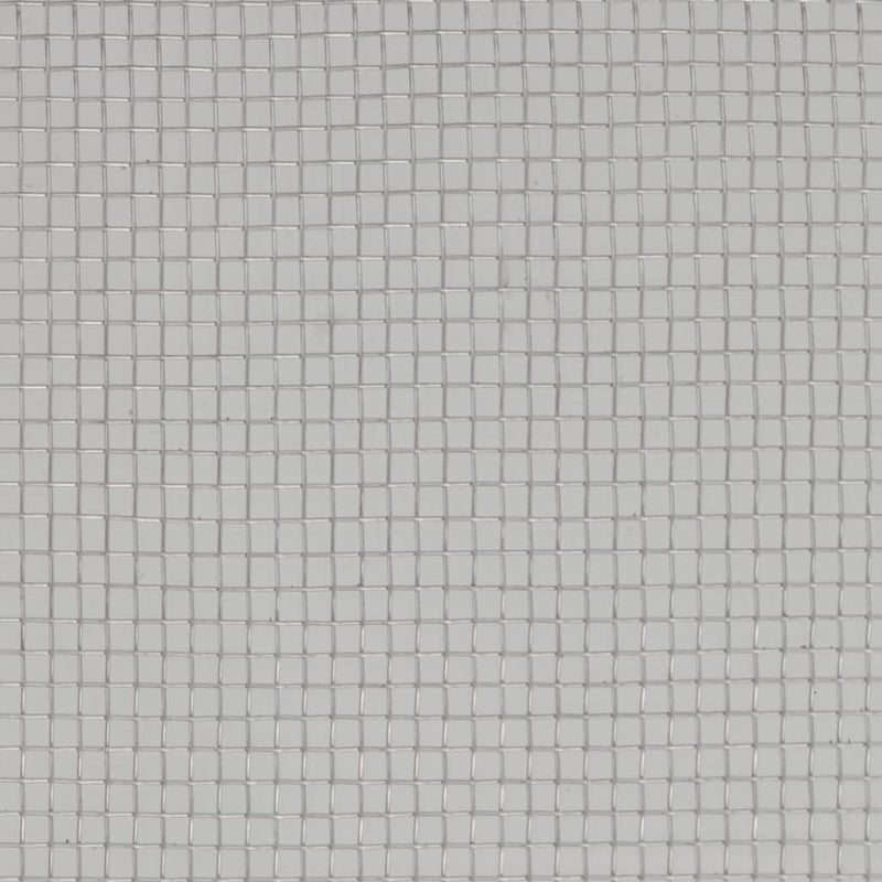vidaXL Mesh Screen Stainless Steel 100x500 cm Silver
