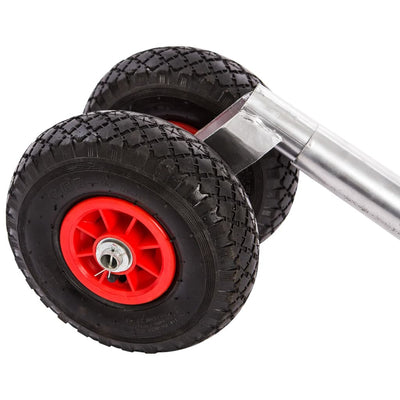 vidaXL Trailer Jockey Wheel with 2 Pneumatic Tyres 200 kg