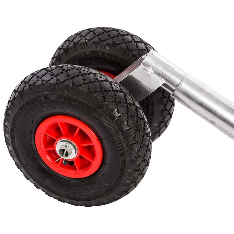 vidaXL Trailer Jockey Wheel with 2 Pneumatic Tyres 200 kg