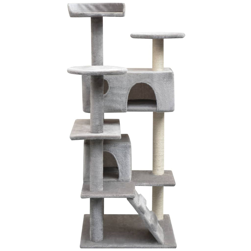vidaXL Cat Tree with Sisal Scratching Posts 125 cm Beige