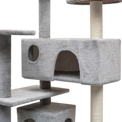 vidaXL Cat Tree with Sisal Scratching Posts 125 cm Beige