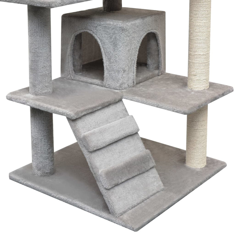 vidaXL Cat Tree with Sisal Scratching Posts 125 cm Beige