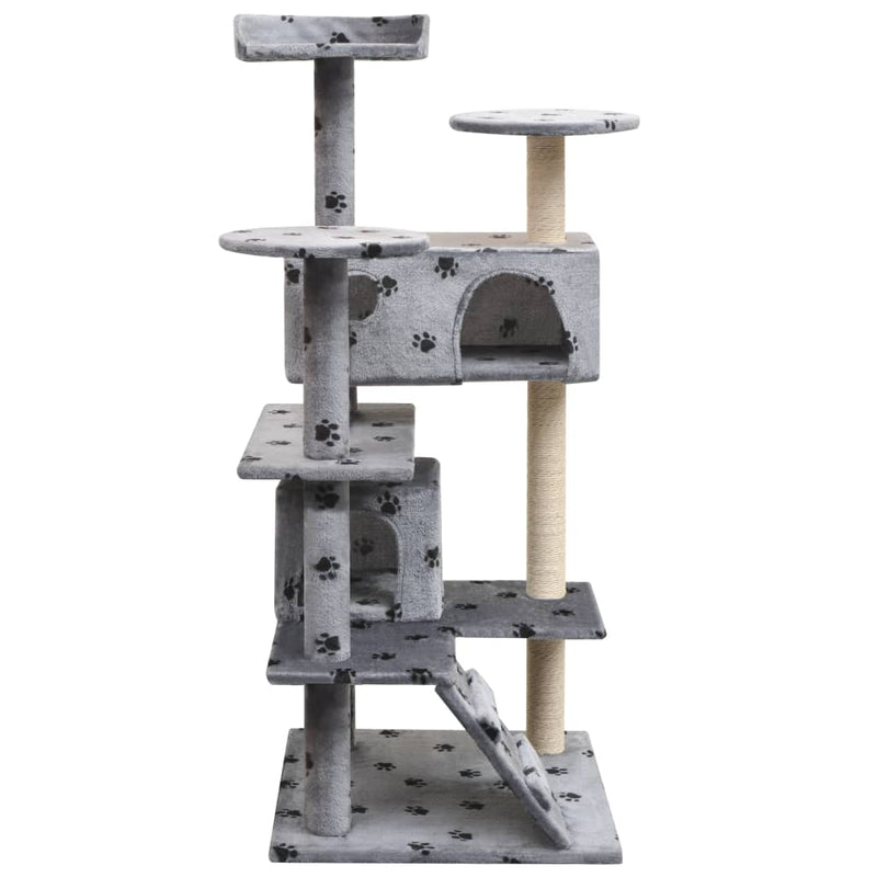 vidaXL Cat Tree with Sisal Scratching Posts 125 cm Beige