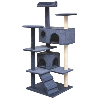 vidaXL Cat Tree with Sisal Scratching Posts 125 cm Beige