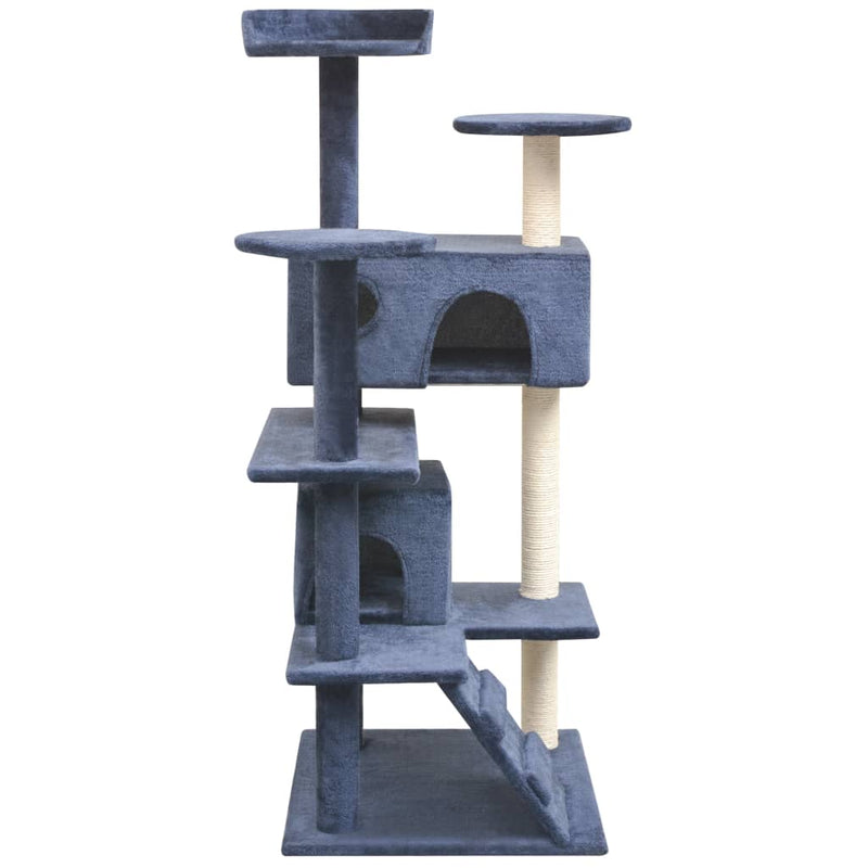 vidaXL Cat Tree with Sisal Scratching Posts 125 cm Beige