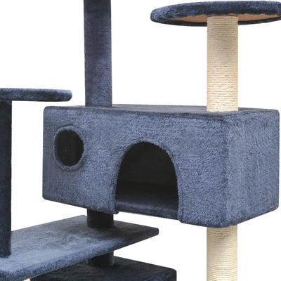 vidaXL Cat Tree with Sisal Scratching Posts 125 cm Beige
