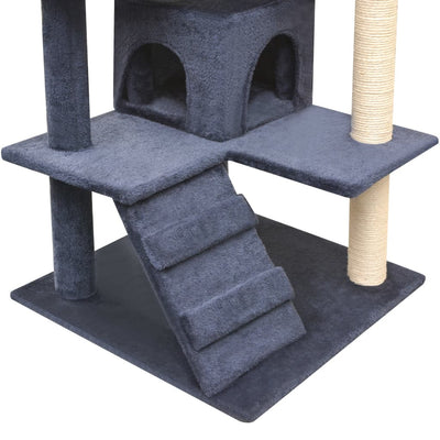vidaXL Cat Tree with Sisal Scratching Posts 125 cm Beige
