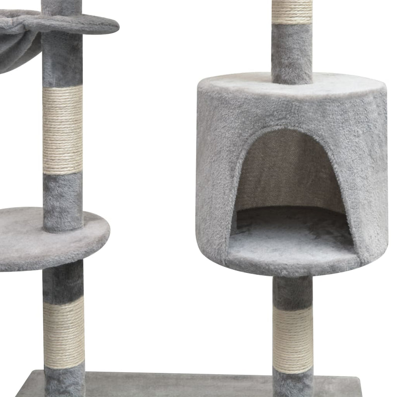 vidaXL Cat Tree with Sisal Scratching Posts 125 cm Beige