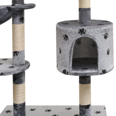 vidaXL Cat Tree with Sisal Scratching Posts 125 cm Beige