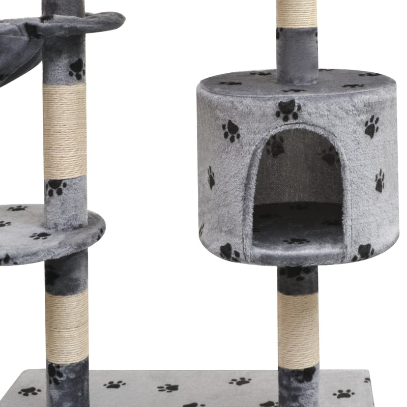 vidaXL Cat Tree with Sisal Scratching Posts 125 cm Beige
