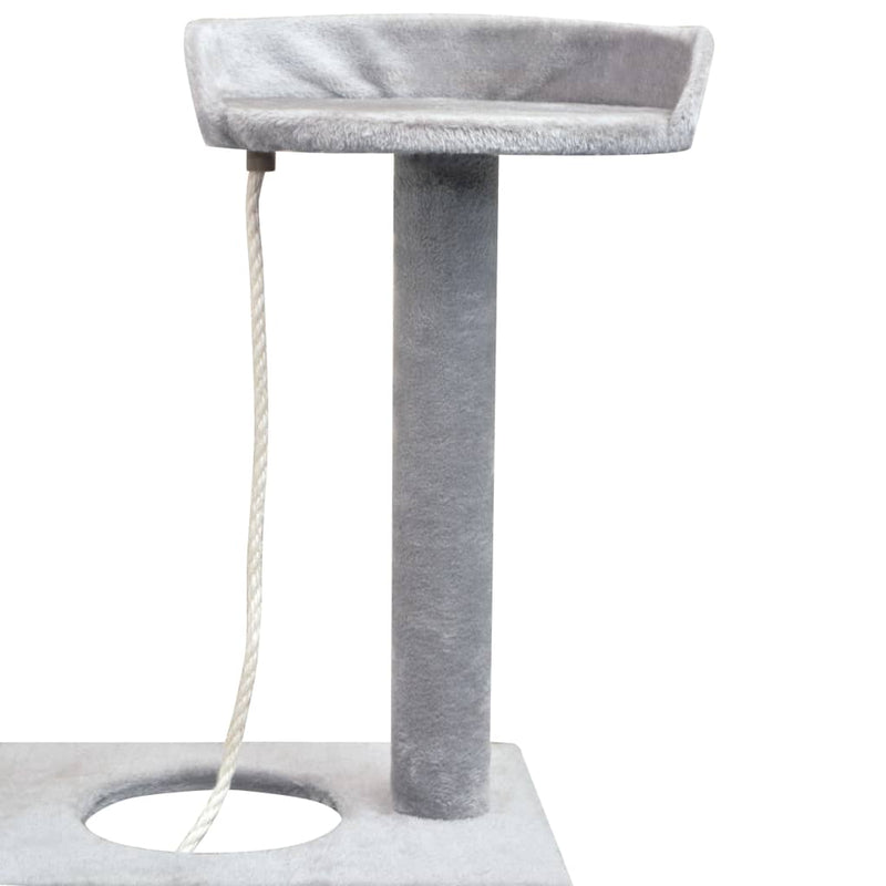 vidaXL Cat Tree with Sisal Scratching Posts 150 cm Grey