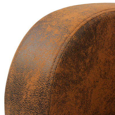 vidaXL Armchair Brown Faux Suede Leather