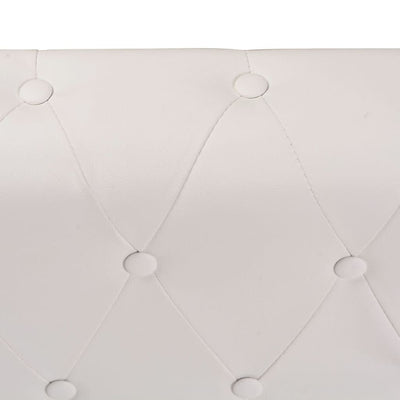 vidaXL Chesterfield Corner Sofa 5-Seater Artificial Leather Black