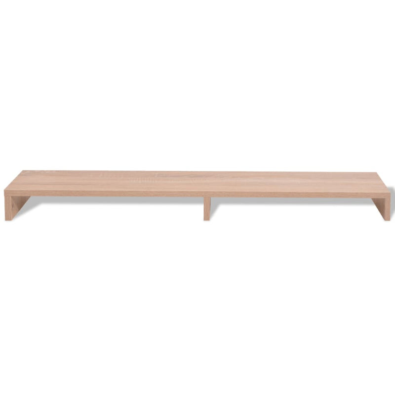 vidaXL Monitor Stand Engineered Wood 110x23.5x9 cm Beige
