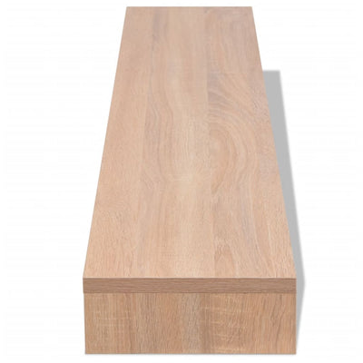 vidaXL Monitor Stand Engineered Wood 110x23.5x9 cm Beige