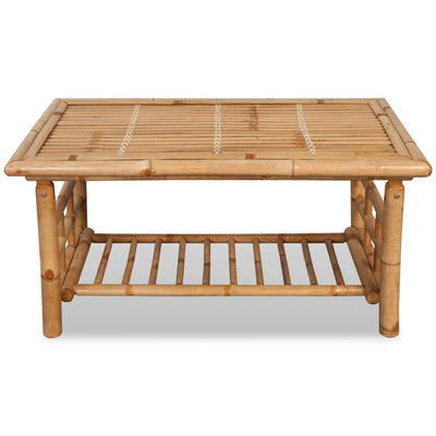 vidaXL Coffee Table Bamboo 90x50x45 cm