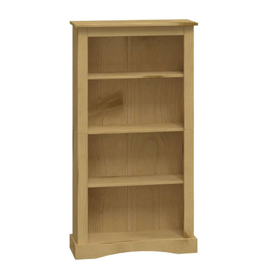 vidaXL 4-Tier Bookcase Mexican Pine Corona Range 80x29x150 cm