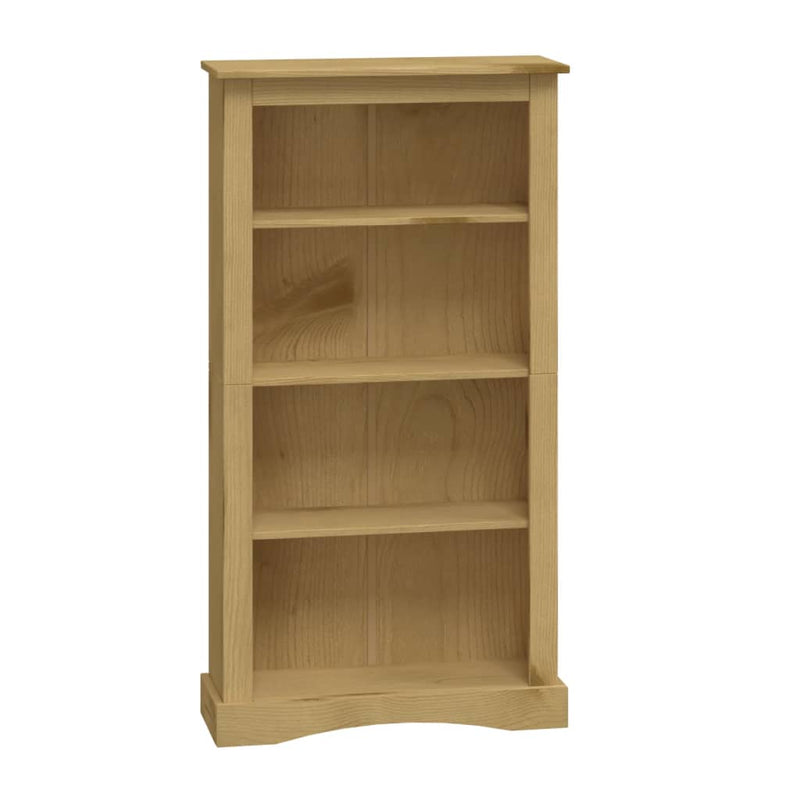 vidaXL 4-Tier Bookcase Mexican Pine Corona Range 80x29x150 cm