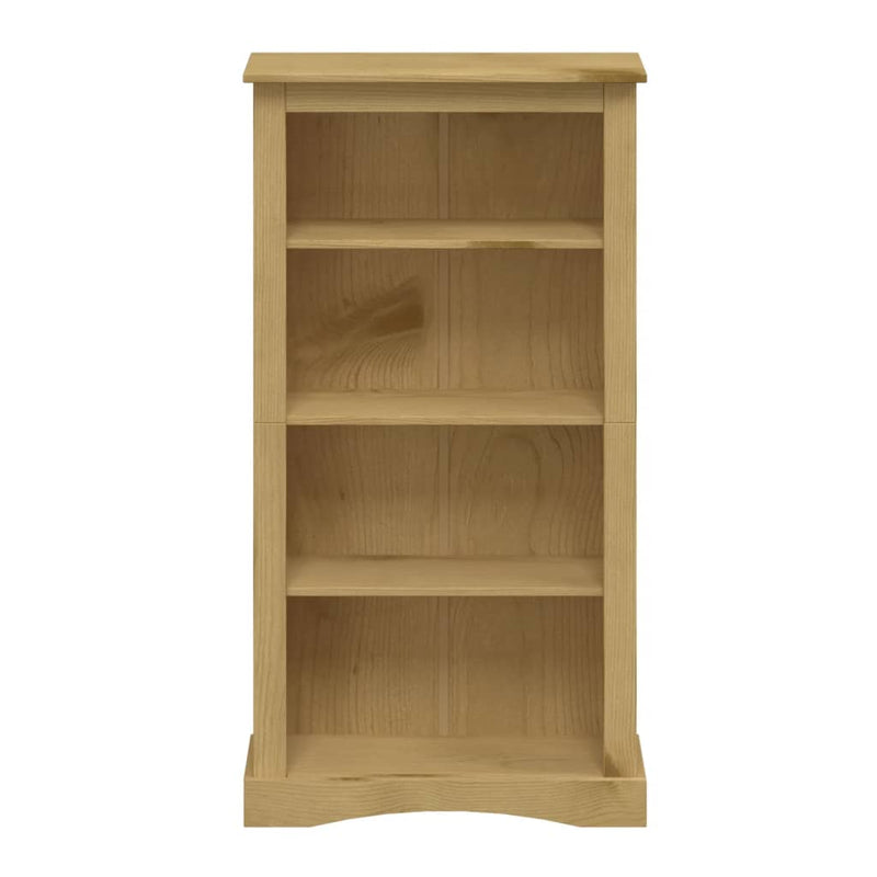 vidaXL 4-Tier Bookcase Mexican Pine Corona Range 80x29x150 cm