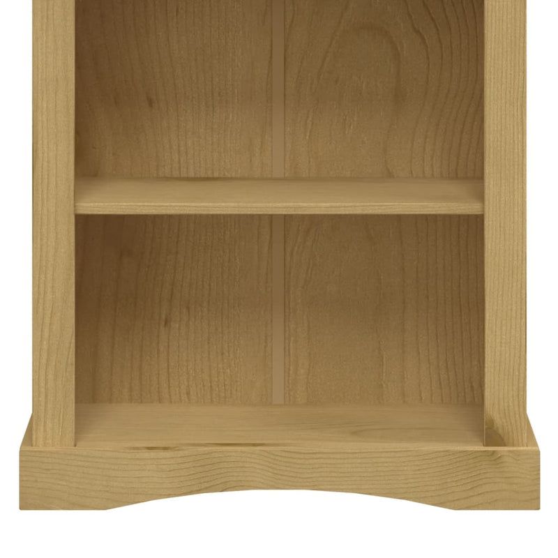 vidaXL 4-Tier Bookcase Mexican Pine Corona Range 80x29x150 cm